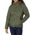 Women's Lightweight Water-Resistant Sherpa-Lined Hooded Puffer